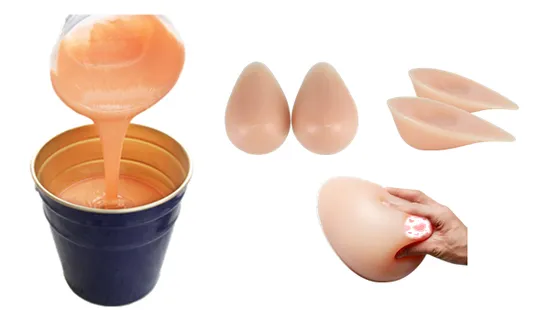 Flüssigsilikonkautschuk für Lebensgussformen. Silikon für den menschlichen Körper. Silikonprodukte in medizinischer Qualität.