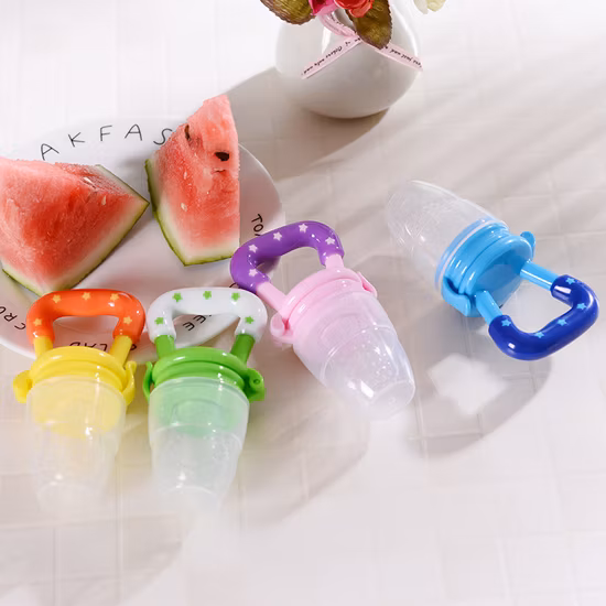 Großhandel BPA-freie Baby-Nippel Obst Gemüse Knabber Feeder Nippel Silikon Baby Schnuller